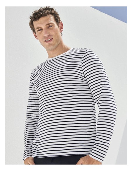 SFC-SF204-Unisex Long Sleeved Striped T 2